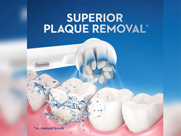 Oral-B Pro 100 Gum Care Battery Powered White Toothbrush - CANADA in Sri Lanka