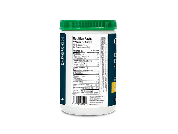 Organika Electrolytes + Enhanced Collagen Zesty Lemon Berry Flavor 360g - CANADA in Sri Lanka