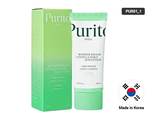 Purito Seoul Wonder Releaf Centella Daily Sun Lotion SPF50+ PA++++ 60ml in Sri Lanka