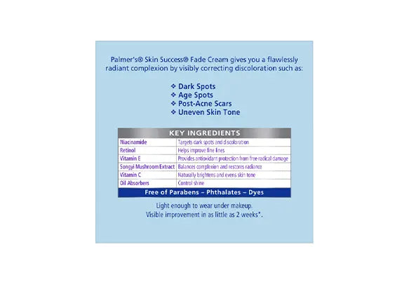 Palmers Skin Success Fade Cream for Oily Skin 75g - USA in Sri Lanka