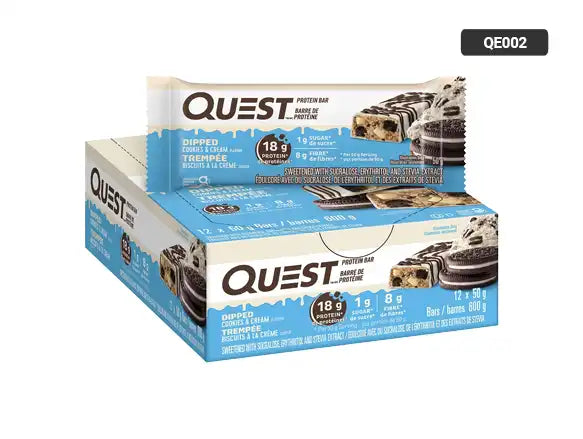 Quest Protein Bar Dipped Cookies & Cream Flavor 12 Bars in Sri Lanka