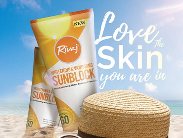 Rivaj Whitening and Vanishing Sunblock SPF/PA+++ 60 100ml in Sri Lanka