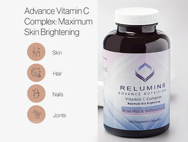 Relumins Advance Nutrition Vitamin C Complex with Rose Hips & Bioflavonoids 60 Capsules - USA in Sri Lanka