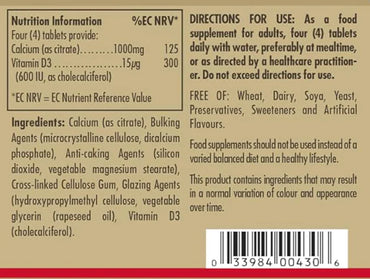 Solgar Calcium Citrate with Vitamin D3 60 Tablets in Sri Lanka