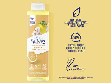 St. Ives Citrus Cherry Blossom Energizing Body Wash 650ml in Sri Lanka