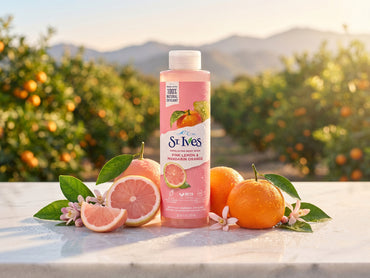 St. Ives Exfoliating Body Wash Pink Lemon & Mandarin Orange 650ml