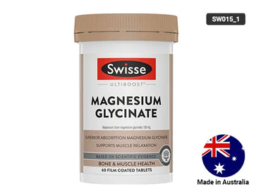 Swisse UltiBoost Magnesium Glycinate 60 Tablets