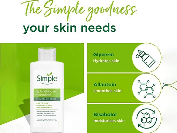 Simple Replenishing Rich Moisturiser 125ml - HUNGARY in Sri Lanka