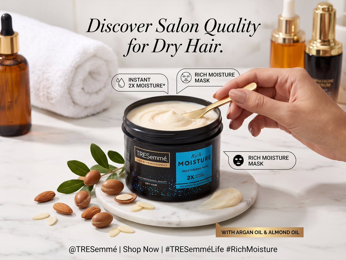 Tresemme Rich Moisture 2X Instant Moisturizing Mask 440ml in Sri Lanka