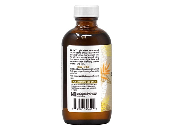 Tropic Isle Living Black Castor Oil Light Blend 118ml