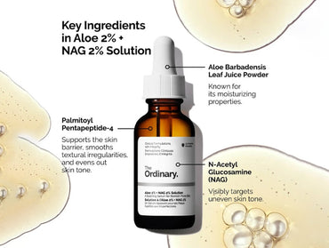 The Ordinary Aloe 2% + NAG 2% Solution 30ml - CANADA in Sri Lanka
