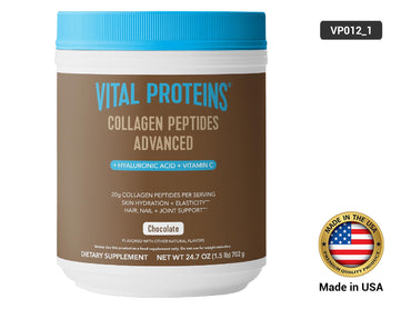 Vital Proteins Collagen Peptides Advanced + Hyaluronic Acid + Vitamin C Chocolate Flavor 24.7 OZ 702g in Sri Lanka