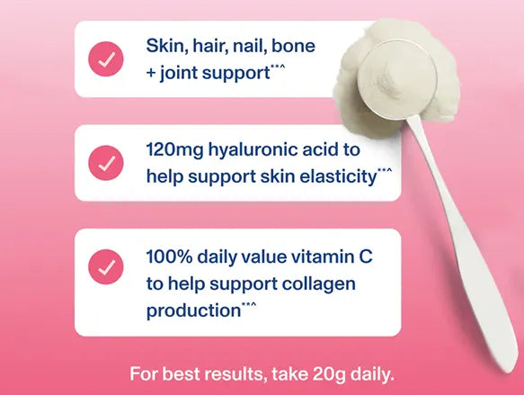 Vital Protein Collagen Peptides Advance Hyaluronic Acid + Vitamin C Strawberry Lemon 299g in Sri Lanka