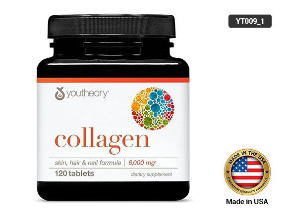 Youtheory Advanced Collagen 6000 mg 120 Tablets