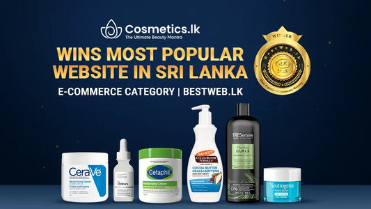 Cosmetics.lk Earns the Title of "Most Popular Website in Sri Lanka" in the E-Commerce Category at BestWeb.lk 2025