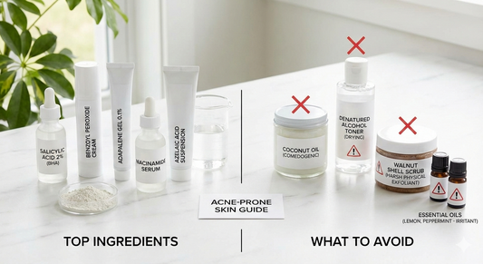 Top Ingredients for Acne-Prone Skin (and What to Avoid)