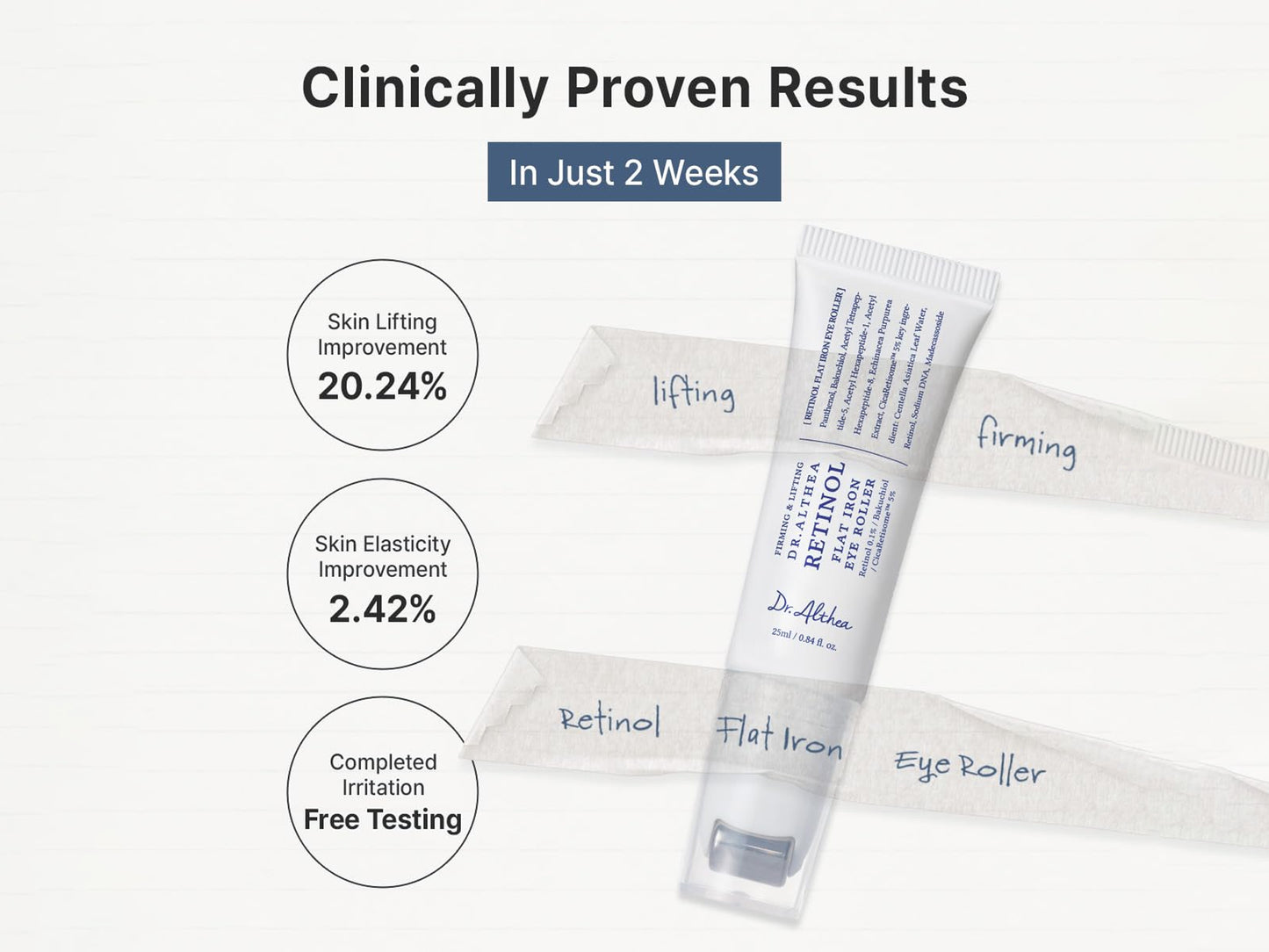 Dr. Althea Retinol Flat Iron Eye Roller 25ml