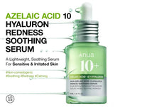 Anua Azelaic Acid 10+ Hyaluron Redness Soothing Serum 30ml - Korea - 8809640737190