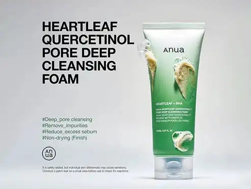 Anua Heartleaf Quercetinol Pore Deep Cleansing Foam 150ml