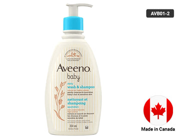 Aveeno Baby Daily Moisture Wash and Shampoo 354ml in Sri Lanka 