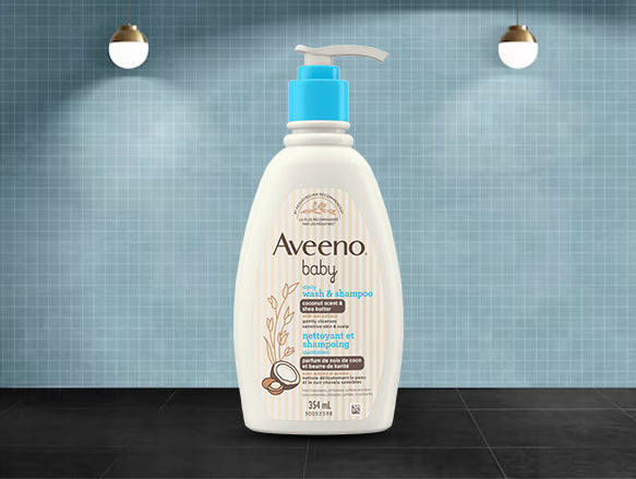 Aveeno Baby Daily Wash & Shampoo with Coconut Scent & Shea Butter 354ml in Sri Lanka