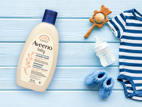 Aveeno Baby Soothing Hydration Creamy Wash 236ml in Sri Lanka