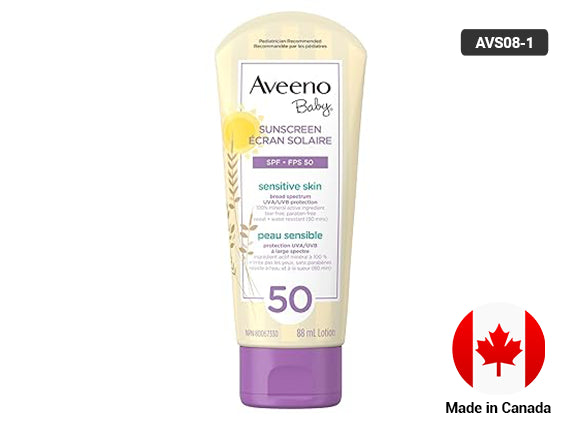 Aveeno Baby Sunscreen Sensitive Skin SPF50 88ml in Sri Lanka