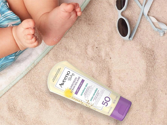 Aveeno Baby Sunscreen Sensitive Skin SPF50 88ml in Sri Lanka