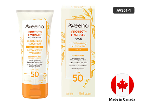 Aveeno Protect + Hydrate Face Moisturizing Sunscreen SPF50 59ml in Sri Lanka