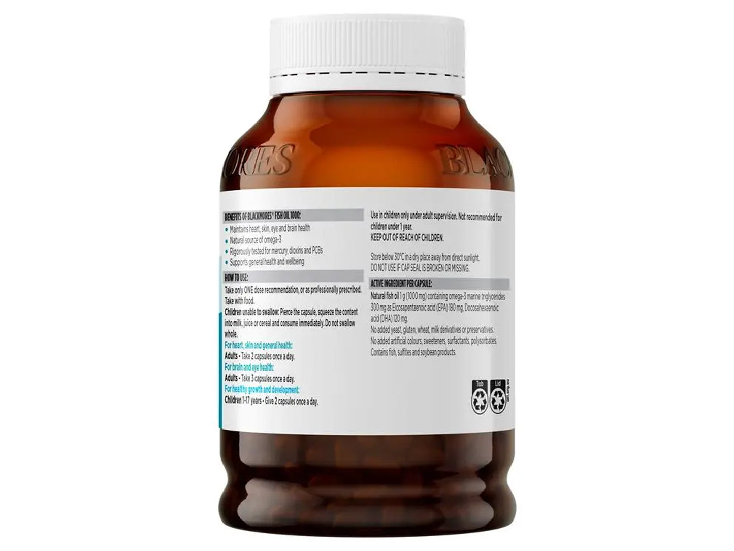Blackmores Fish Oil 1000 Odourless 400 Capsules in Sri Lanka