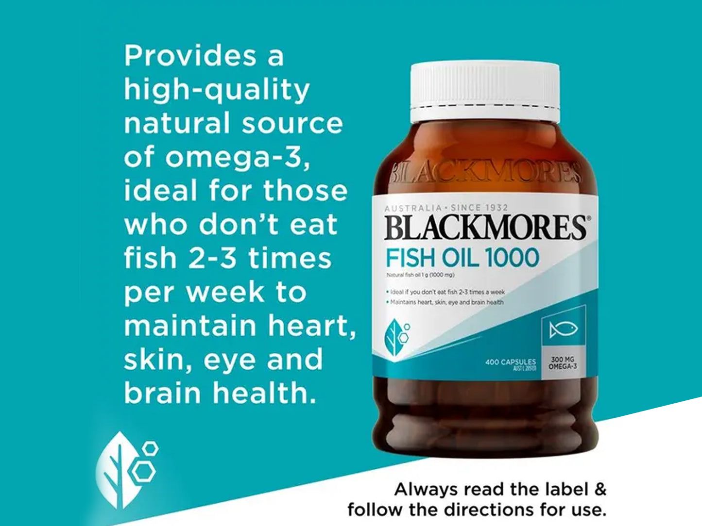 Blackmores Fish Oil 1000 Odourless 400 Capsules in Sri Lanka