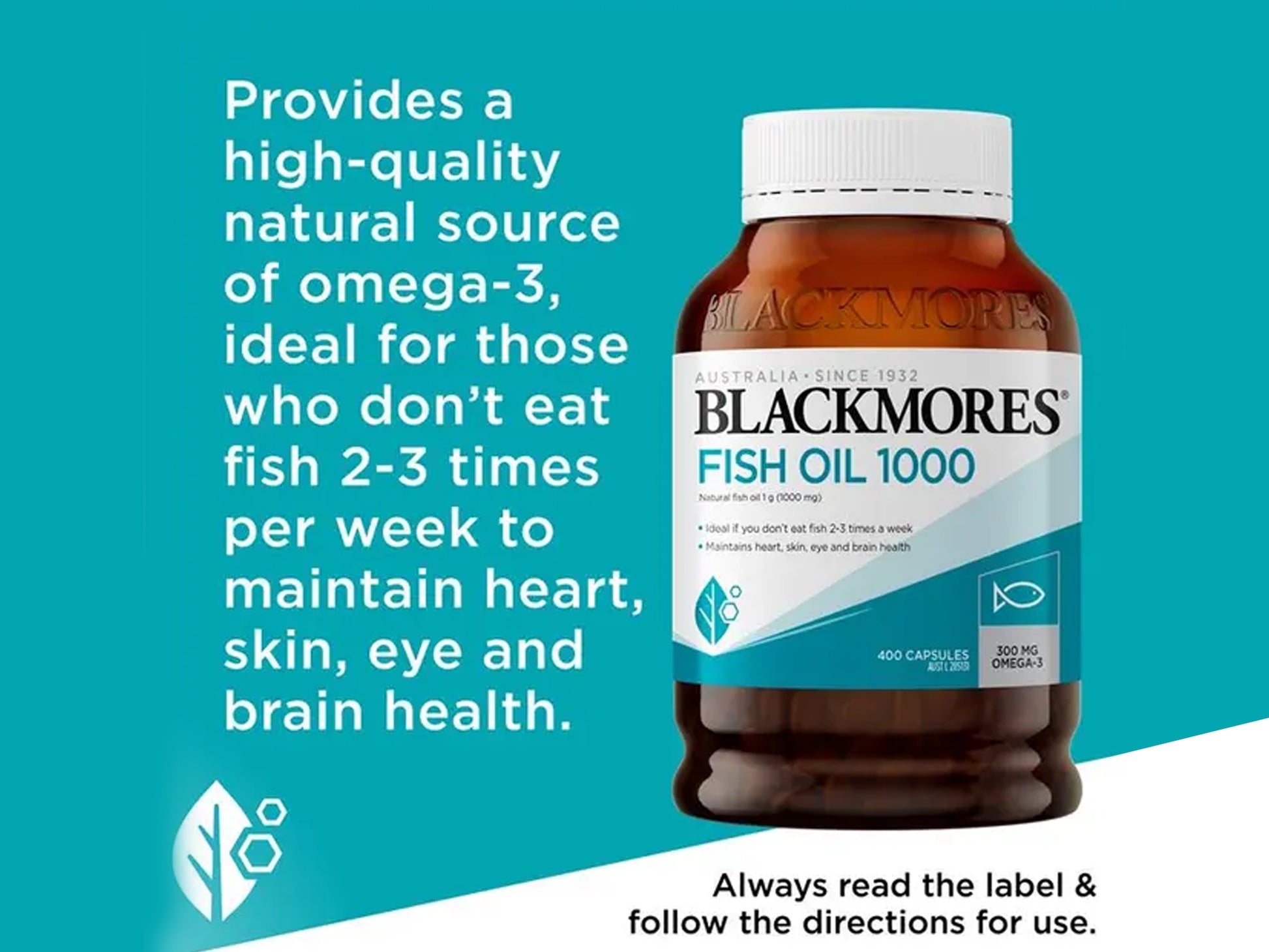 Blackmores Fish Oil 1000 Odourless 400 Capsules in Sri Lanka