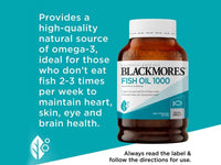 Blackmores Fish Oil 1000 Odourless 400 Capsules in Sri Lanka