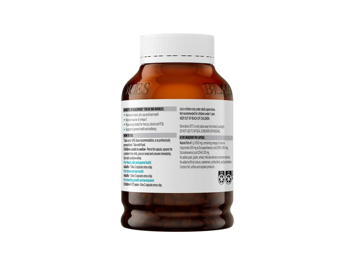 Blackmores Fish Oil 1000 Odourless 400 Capsules in Sri Lanka