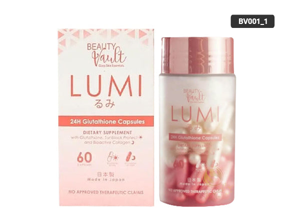 Beauty Vault Lumi 24H Glutathione 60 Capsules in Sri Lanka 