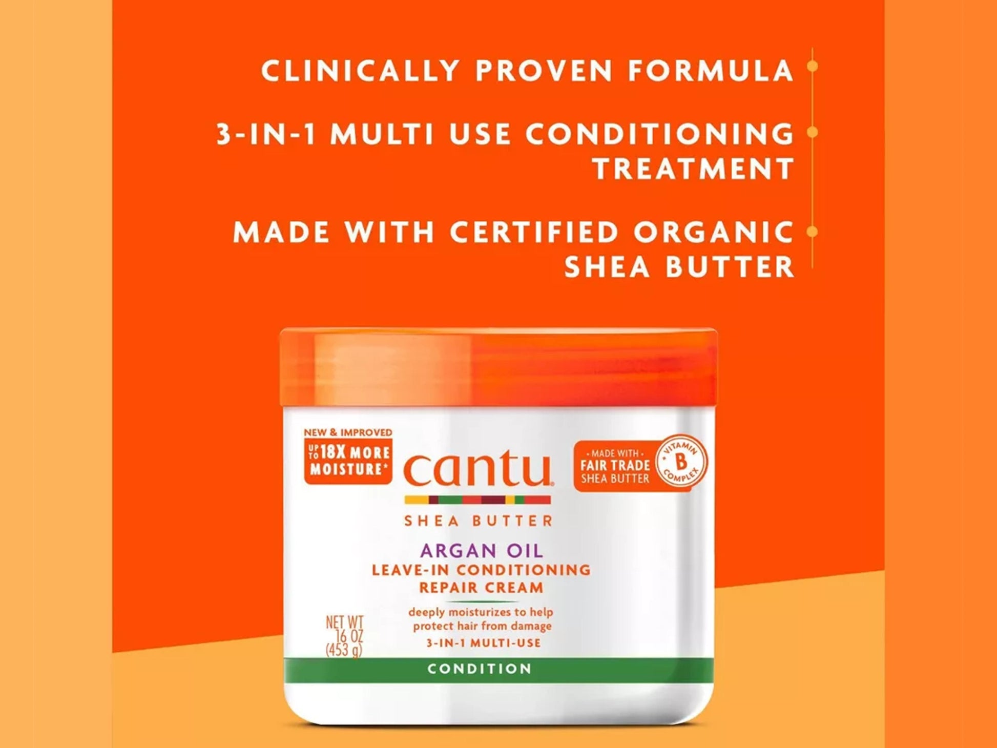 Cantu Argan Oil Leave-In Conditioning Cream 453g in Sri Lanka
