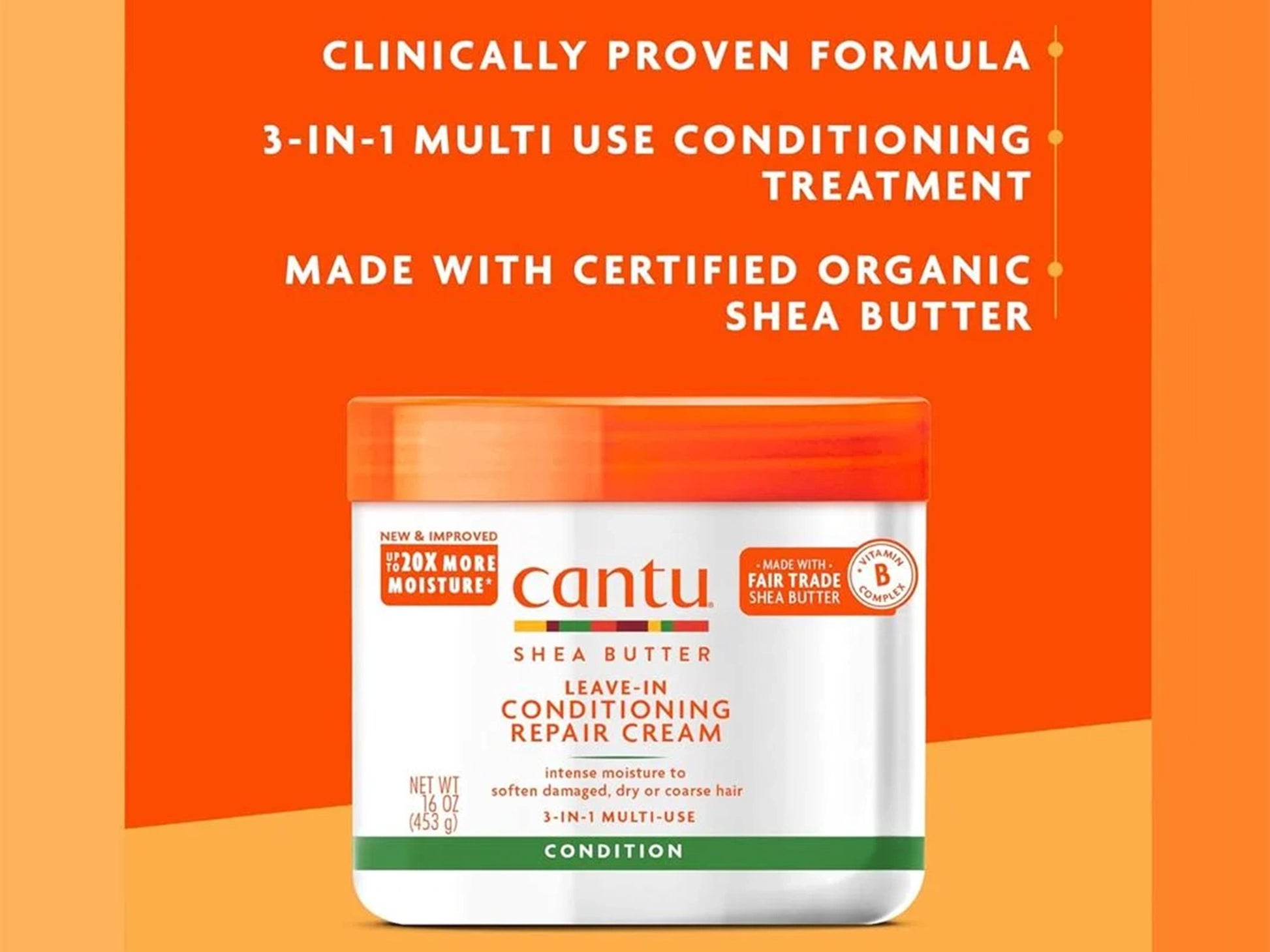 Cantu Shea Butter Leave-In Repair Cream 453g in Sri Lanka