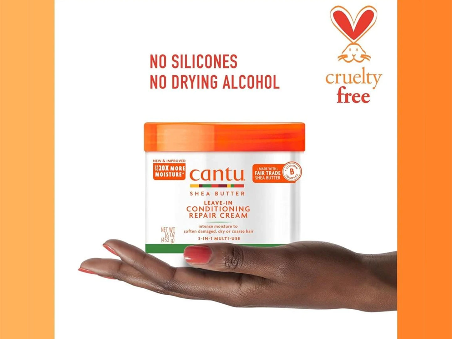 Cantu Shea Butter Leave-In Repair Cream 453g in Sri Lanka