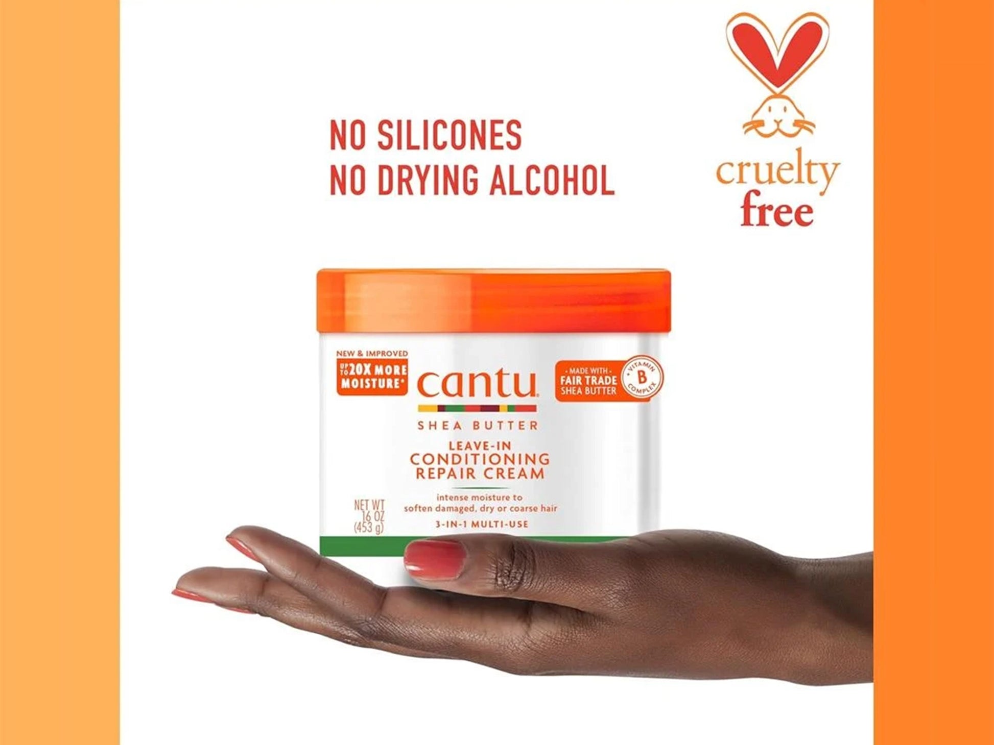 Cantu Shea Butter Leave-In Repair Cream 453g in Sri Lanka