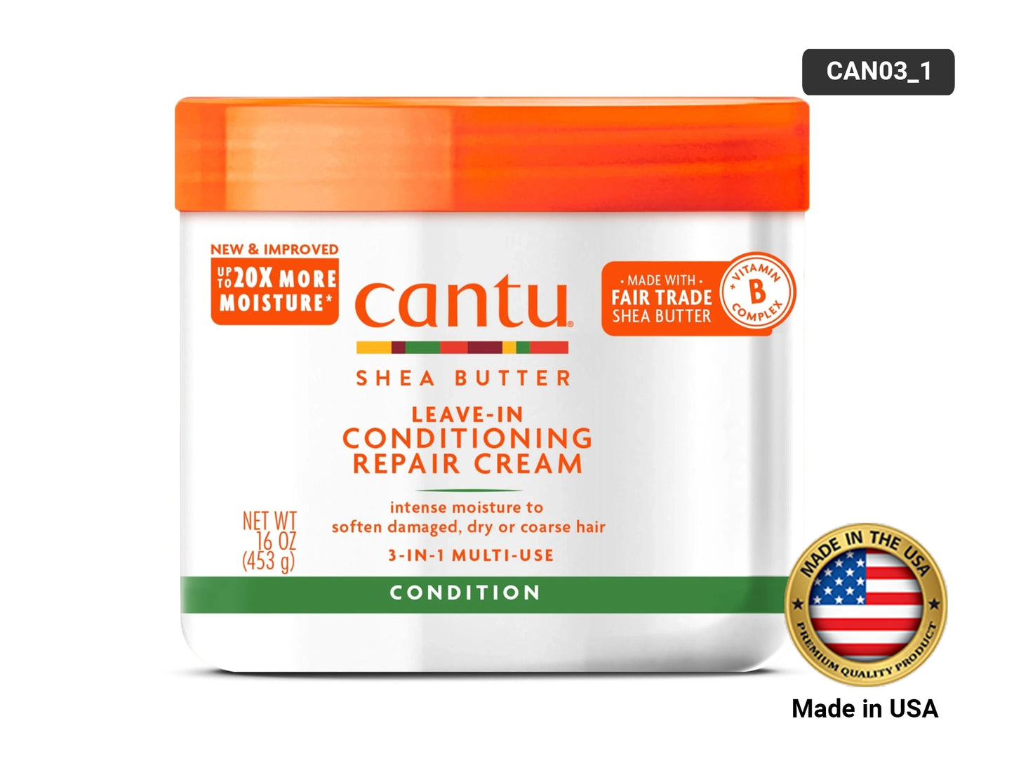 Cantu Shea Butter Leave-In Repair Cream 453g in Sri Lanka