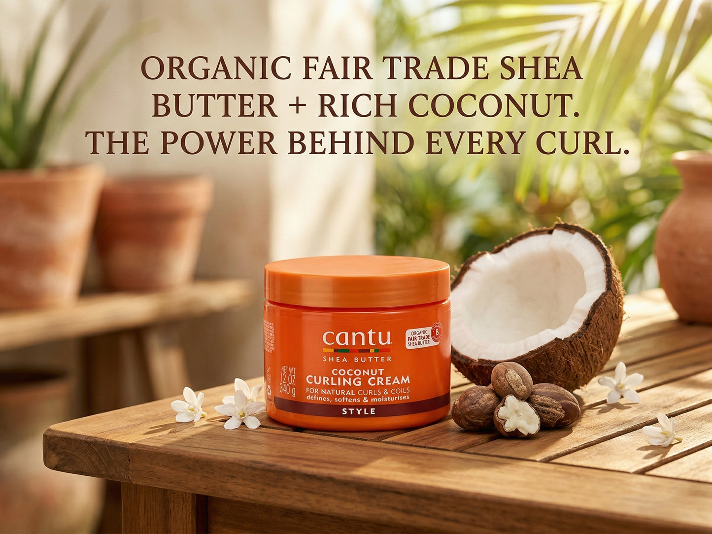 Cantu Shea Butter Coconut Curling Cream 340g in Sri Lanka