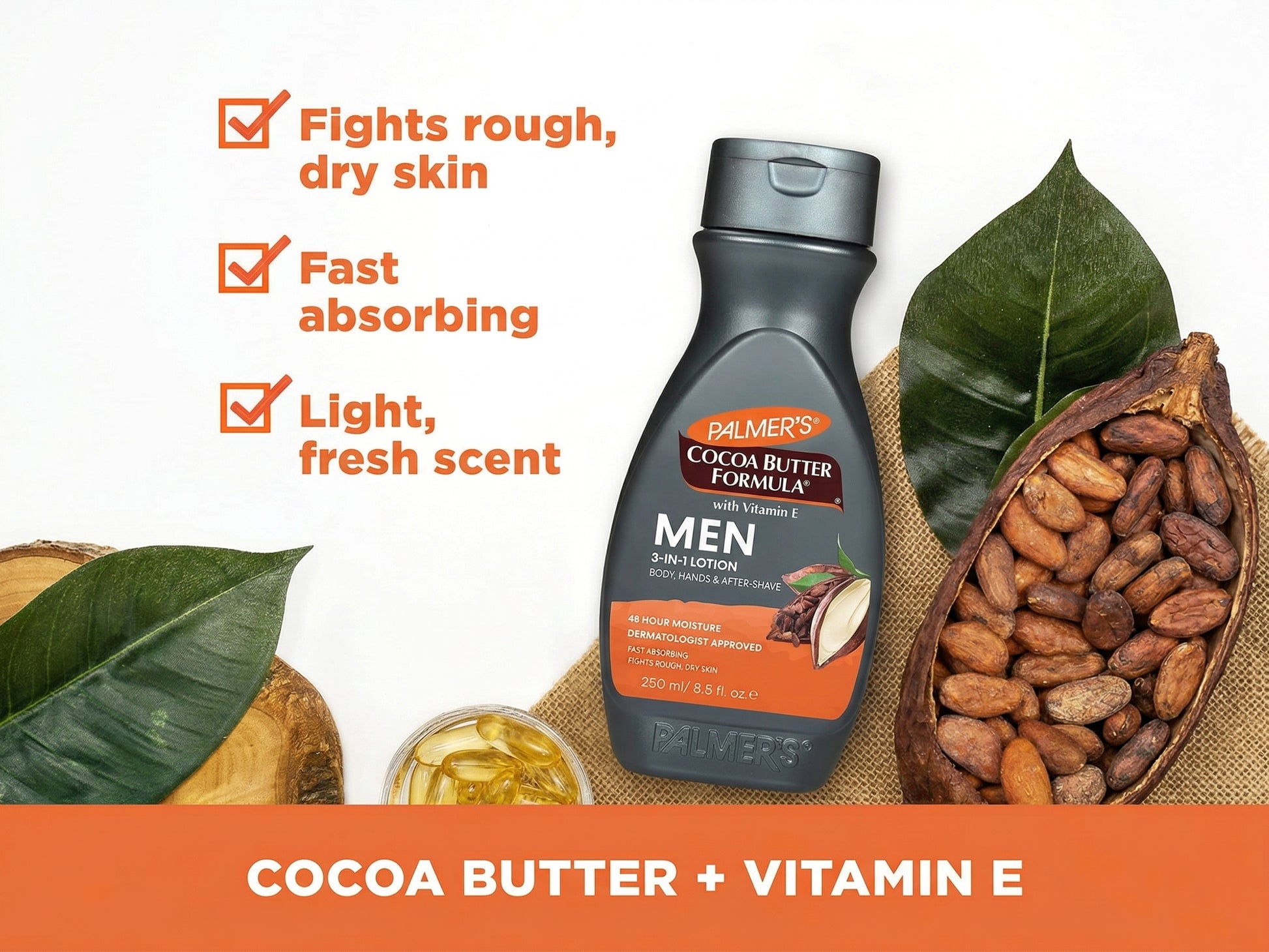 Palmers Cocoa Butter Formula Men 3-in-1 Lotion 250ml in Sri Lanka