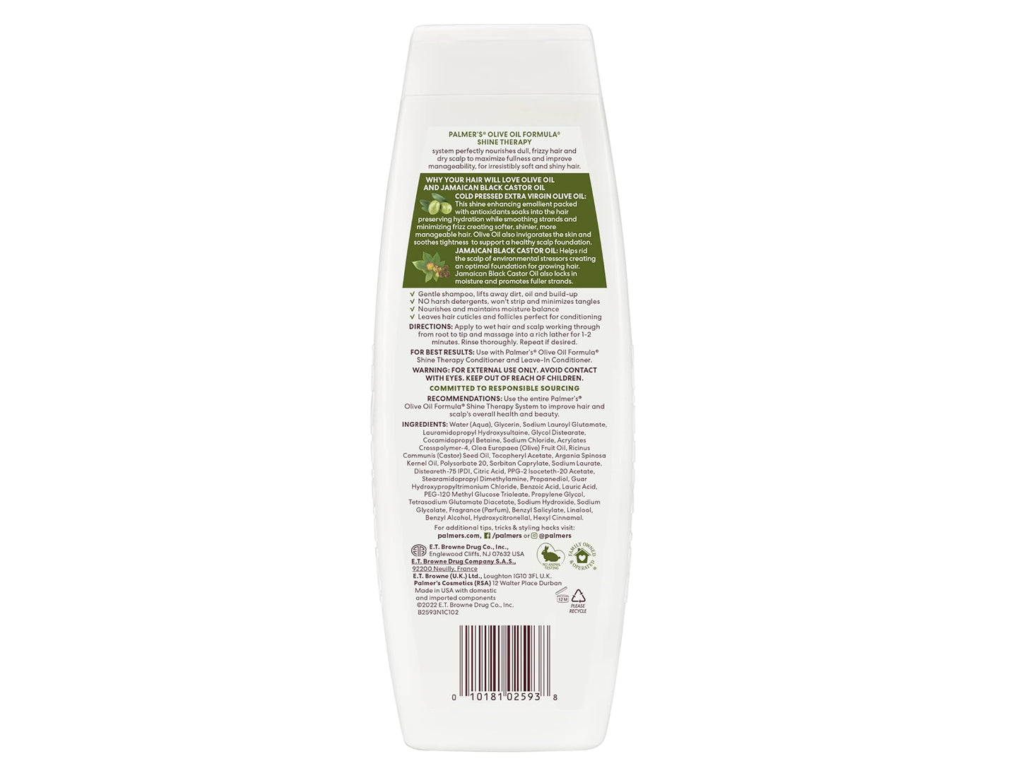 Palmers Olive Oil Shampoo 400ml in Sri Lanka