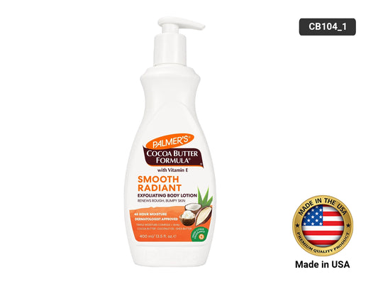 Palmers Cocoa Butter Formula Smooth Radiant Exfoliating Body Lotion with Vitamin E 400ml in Sri Lanka