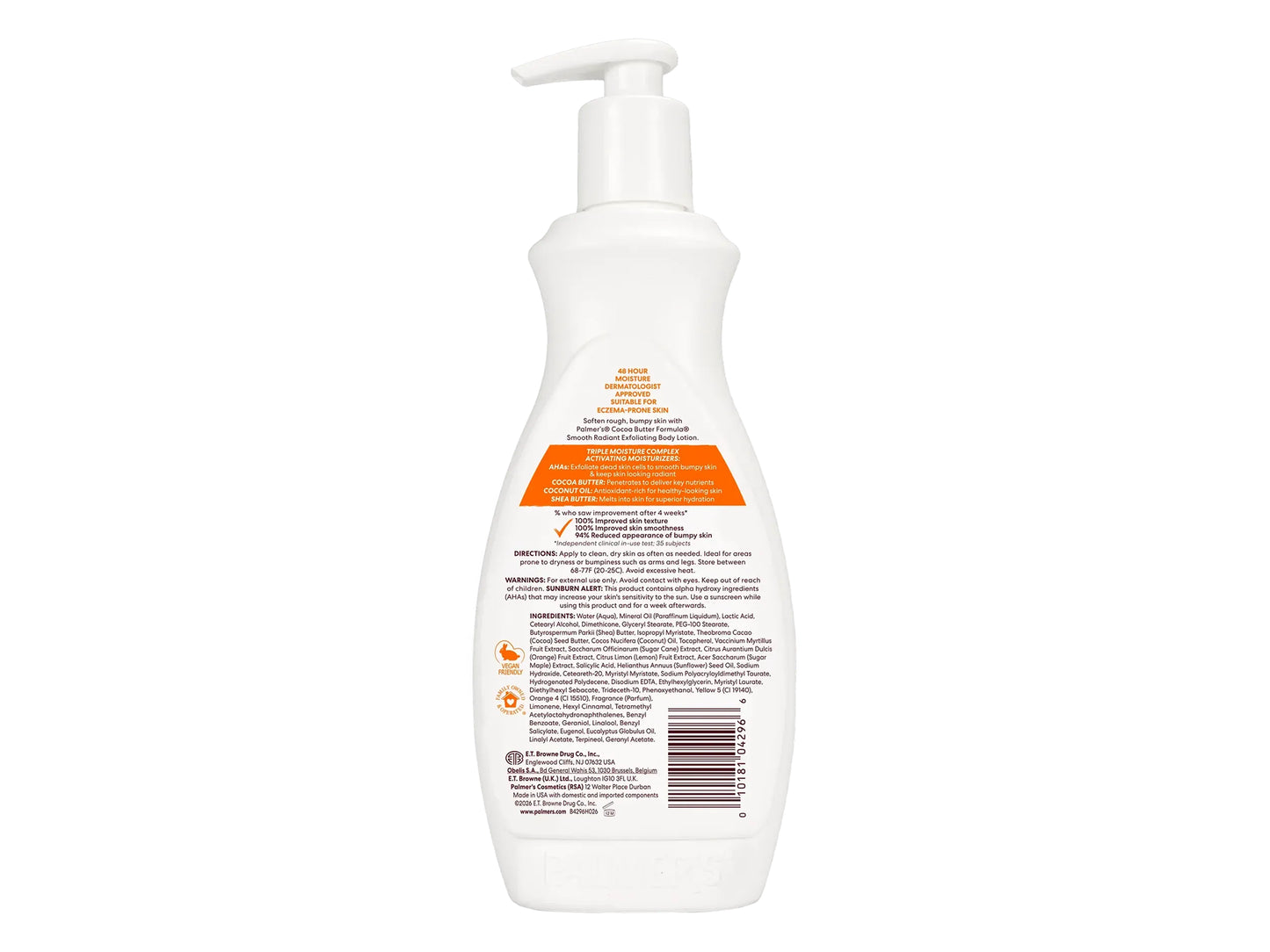Palmers Cocoa Butter Formula Smooth Radiant Exfoliating Body Lotion with Vitamin E 400ml