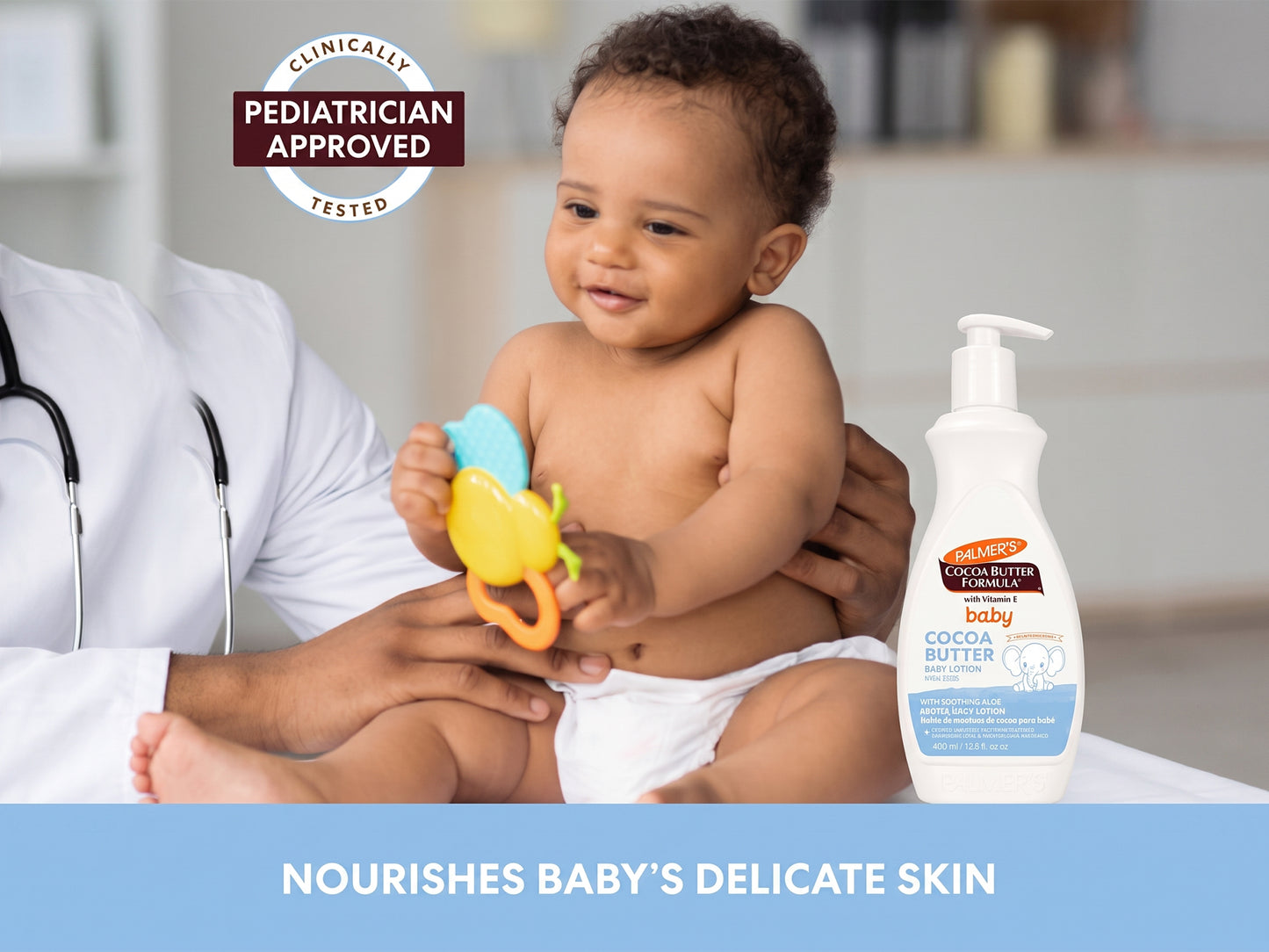 Palmers Cocoa Butter Formula Baby Lotion with Vitamin E 400ml