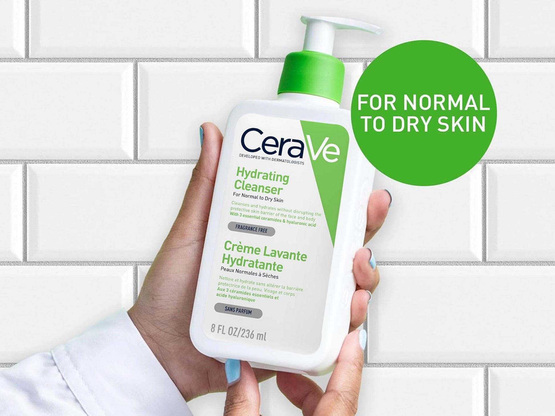Buy Original Cerave Hydrating Cleanser for Normal to Dry Skin 236ml in Sri Lanka