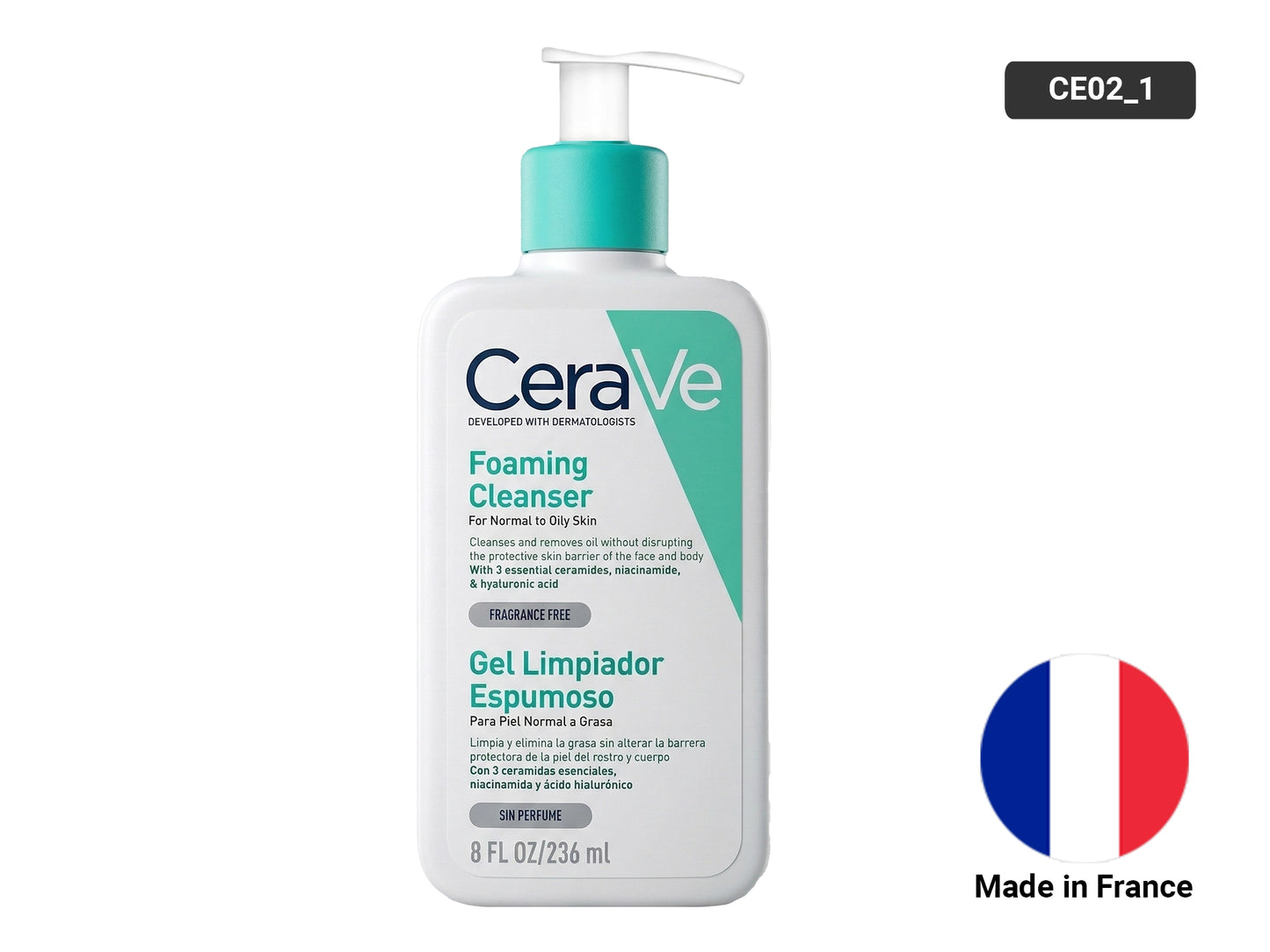 Cerave Foaming Cleanser for Normal to Oily Skin 236ml - USA