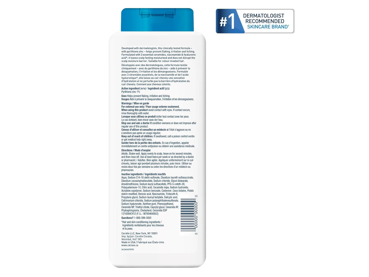 Cerave Anti-Dandruff 2 in 1 Shampoo and Conditioner 355ml in Sri Lanka