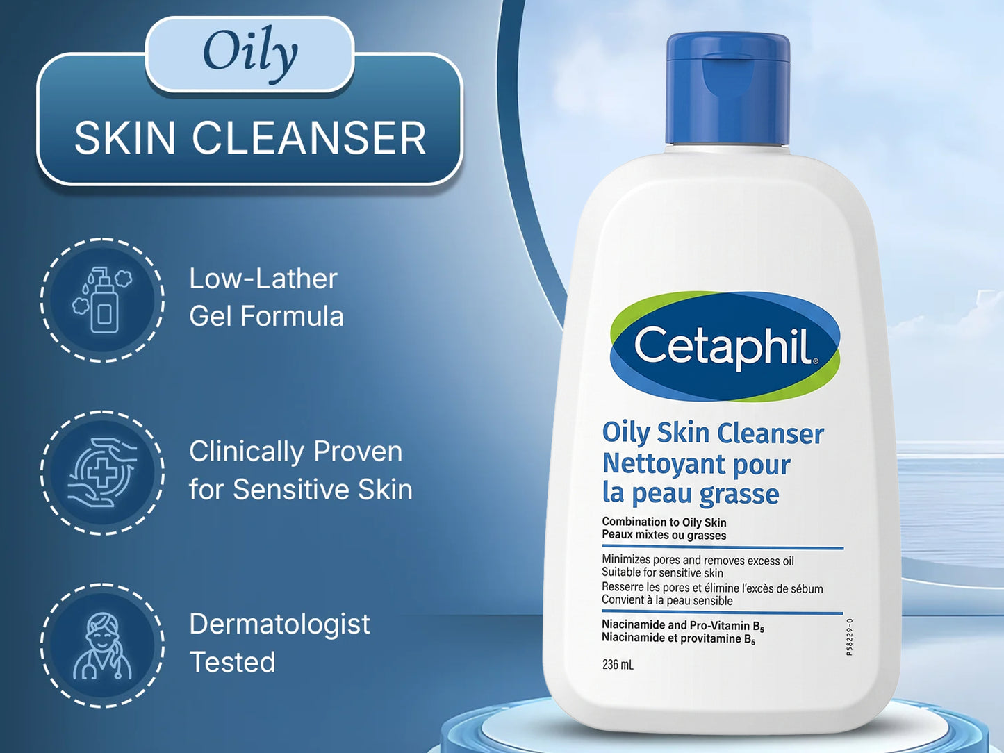 Cetaphil Oily Skin Cleanser 236ml
